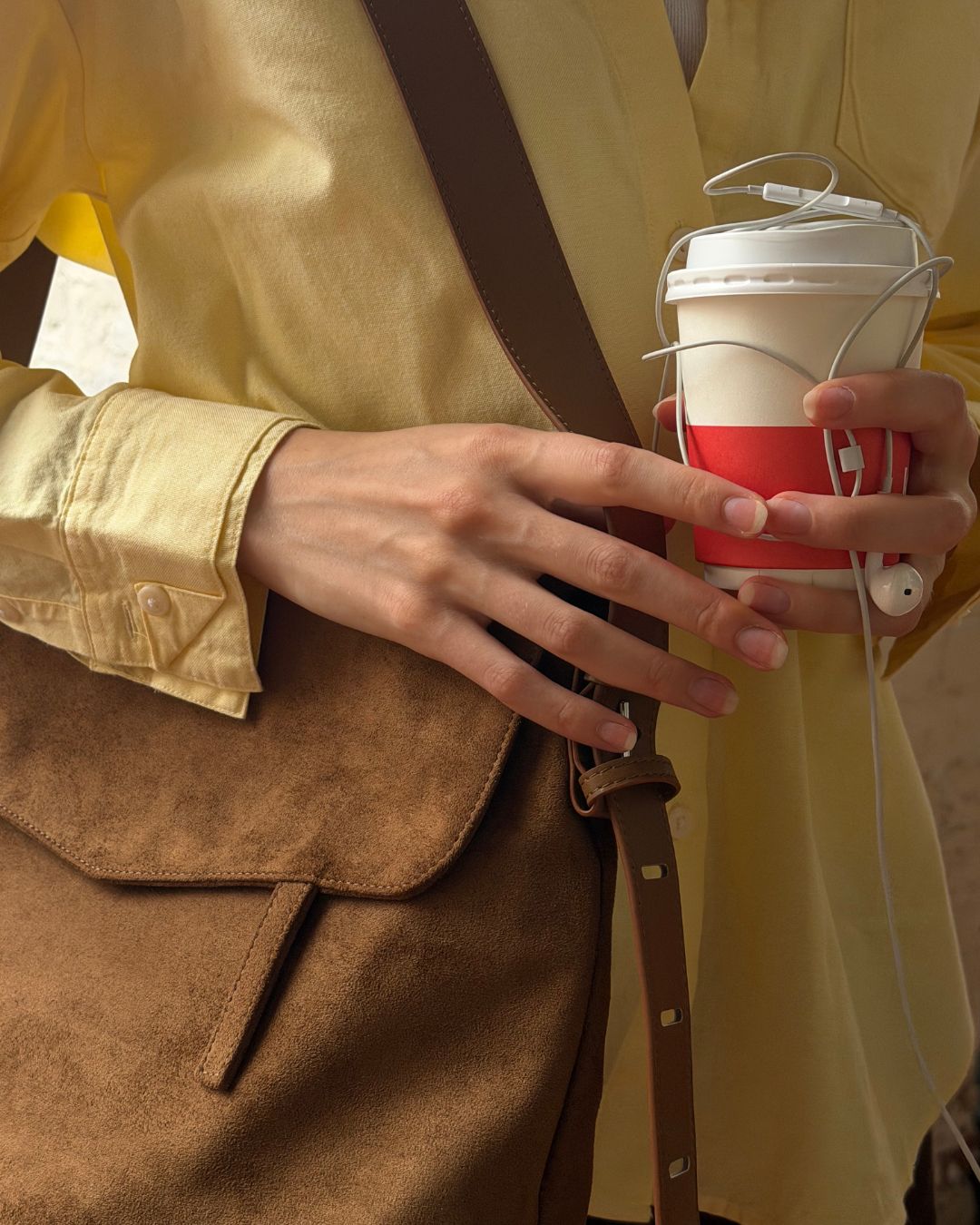 Jas & Co Messenger Coffee Brown